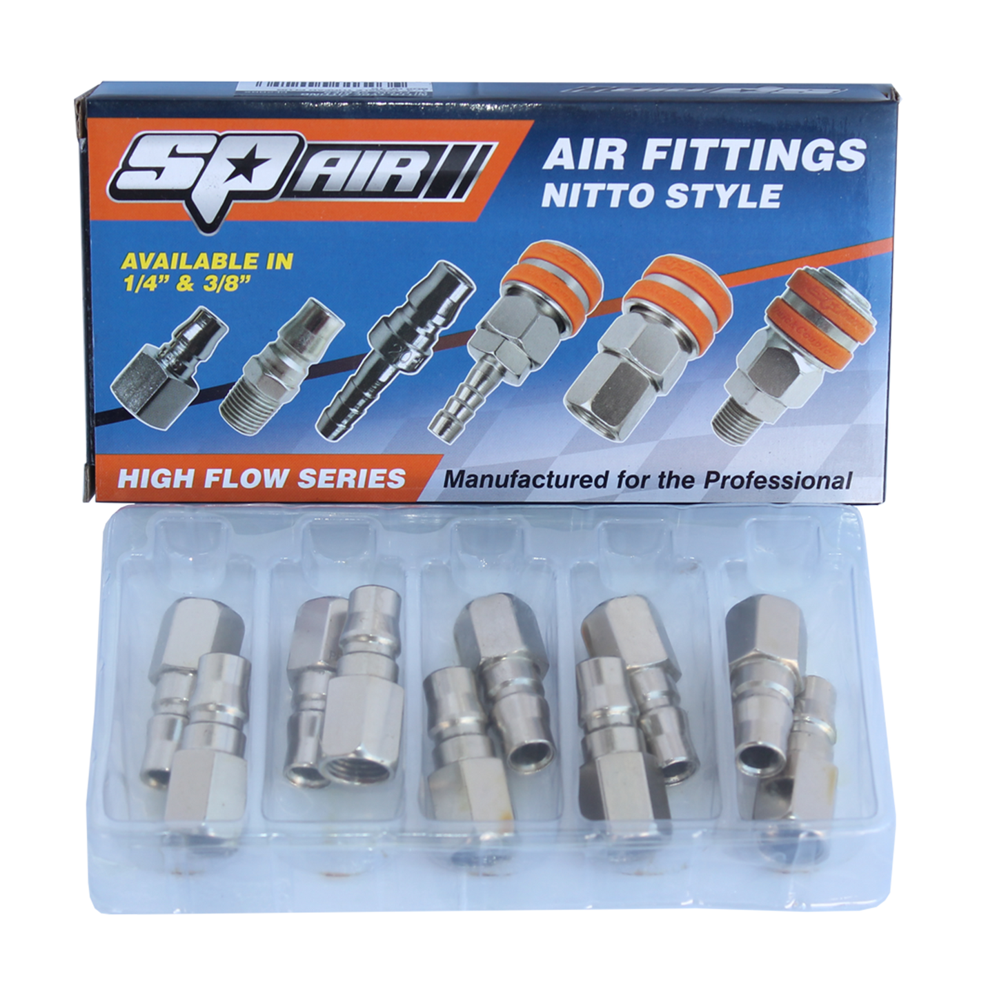 SP Tools Air Tool Fitting - Plug Female 1/4" Nitto Style Box Of 10 PF20BX