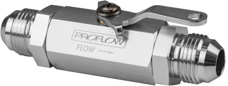 Proflow Shut Off Valve # 6 An Silver PFE1000-06P