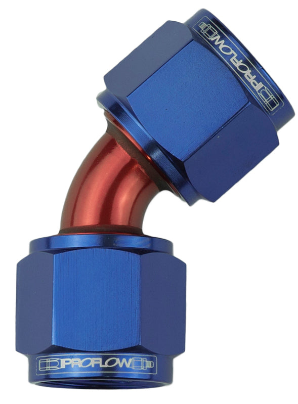 Proflow An # 6 45 Deg Fem To Female Union PFE132-06