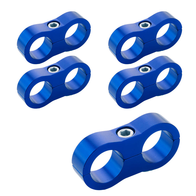 Proflow Billet Hos Clamp #4 Blu 6.5Mm Hol PFE156-04B