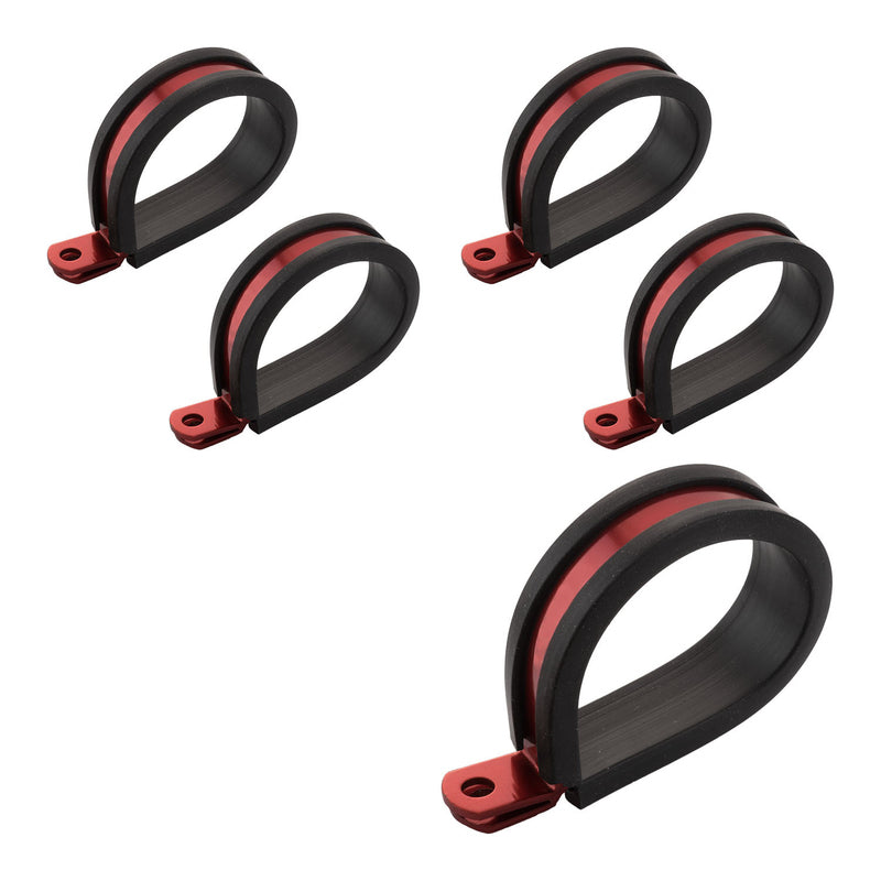 Proflow Cushioned P Clamp # 20 Red 5Pk PFE158-20R