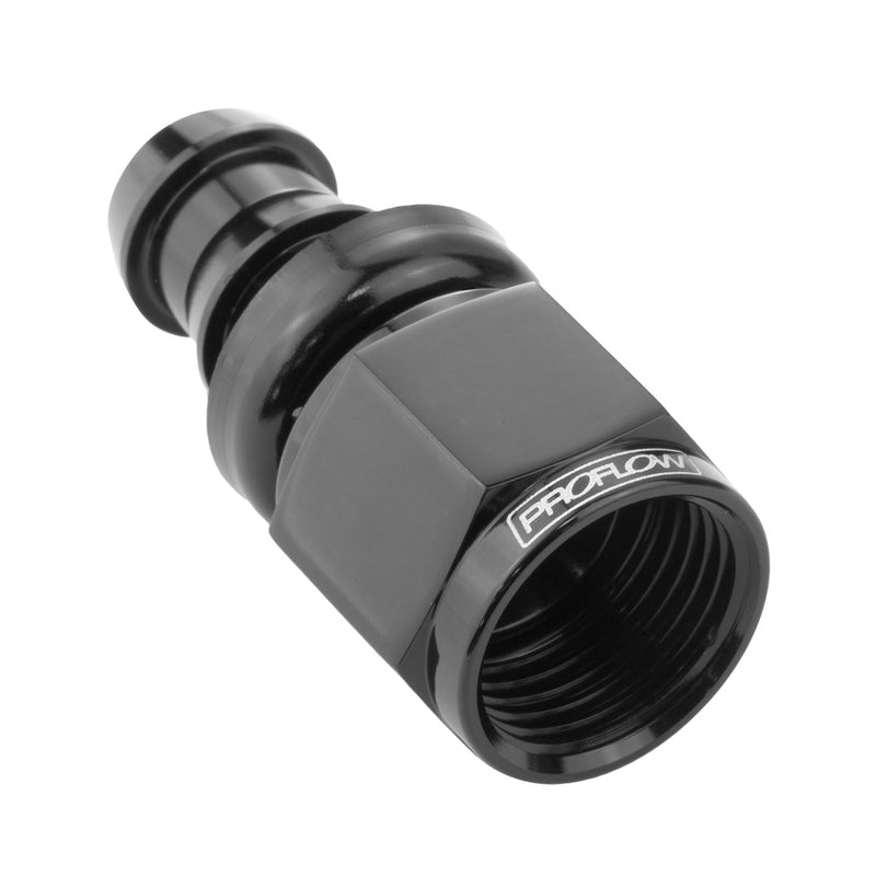 Proflow Str Push On Hose End # 10 Blk PFE401-10BK