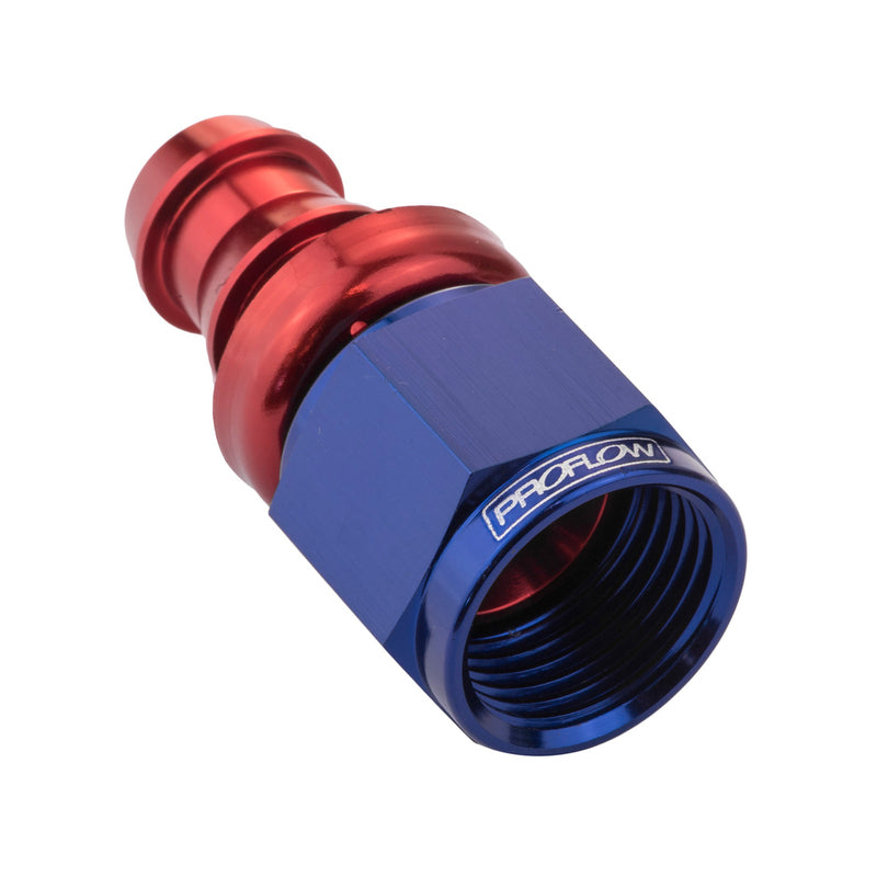 Proflow Straight Push On Hose End # 6 PFE401-06