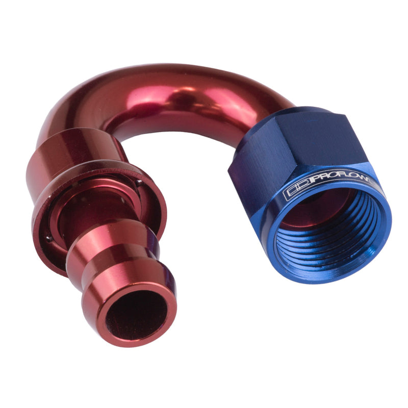 Proflow 180 Deg Push On Hose End # 6 PFE406-06