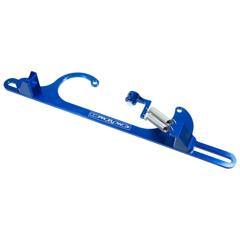 Proflow Billet Carb Bracket Blue PFECB4150B