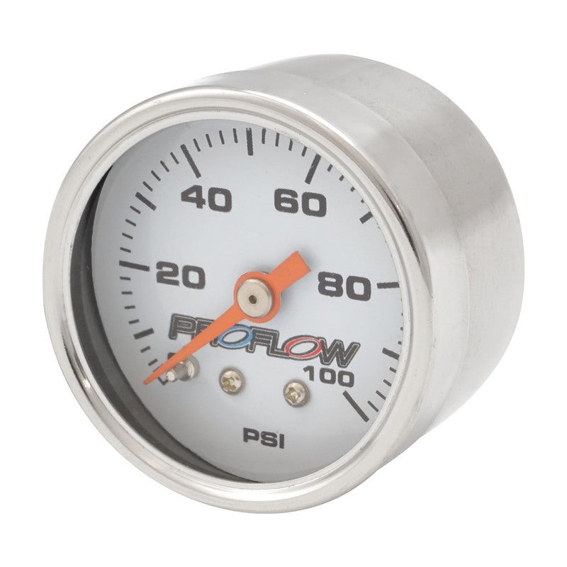Proflow Fuel Pressure Gauge 0 # 100 Psi PFEFG100