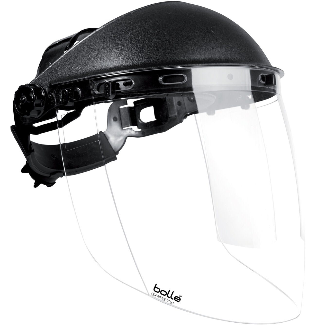 Bolle Aust Sphere Face Shield Polycarbonate Black Frame Clear Lens 1652501