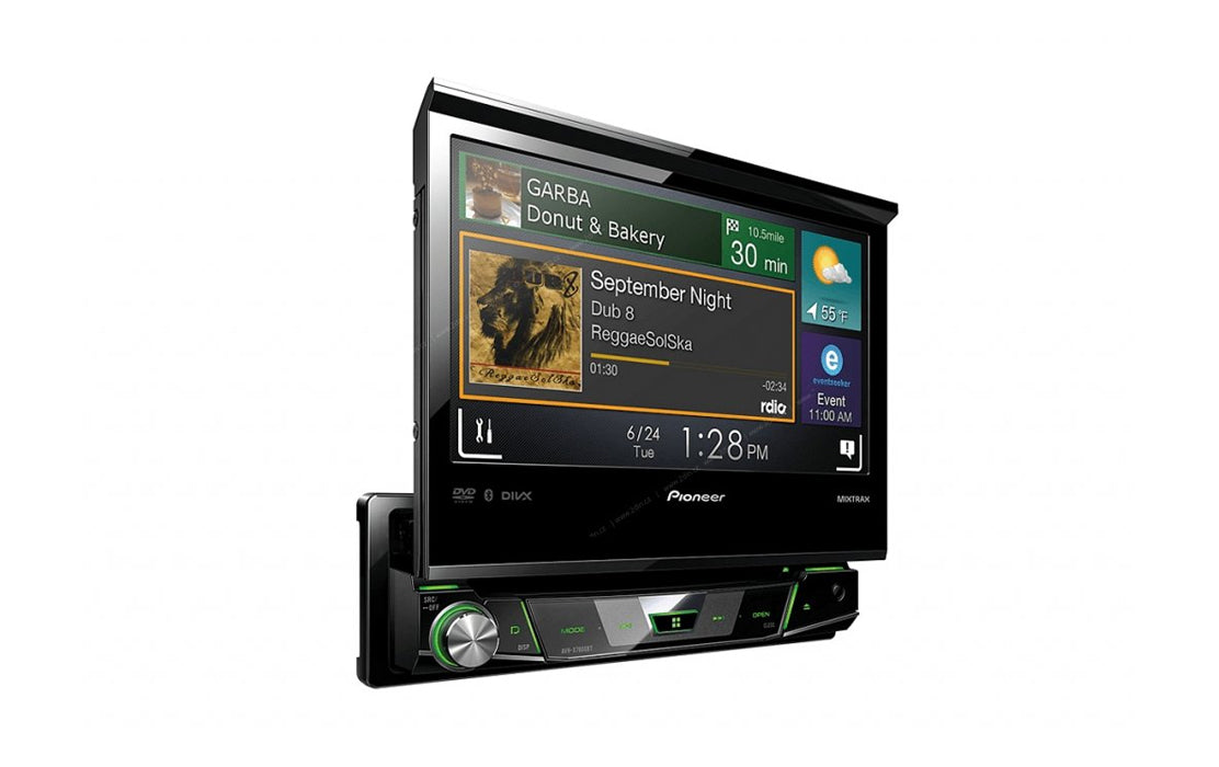 Pioneer 7 Inch Fold-Out Touch-Screen DVD AV Tuner AVHX7850BT