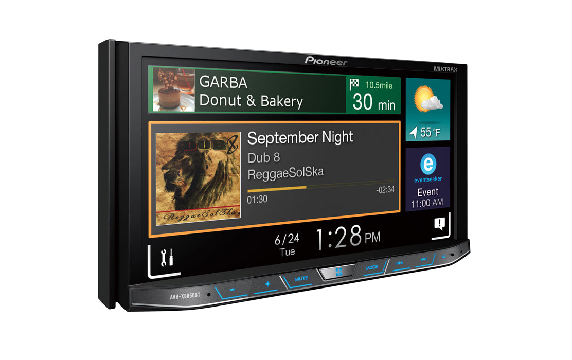 Pioneer 7 Inch Apple Carplay Android Auto AV Tuner AVHX8850BT