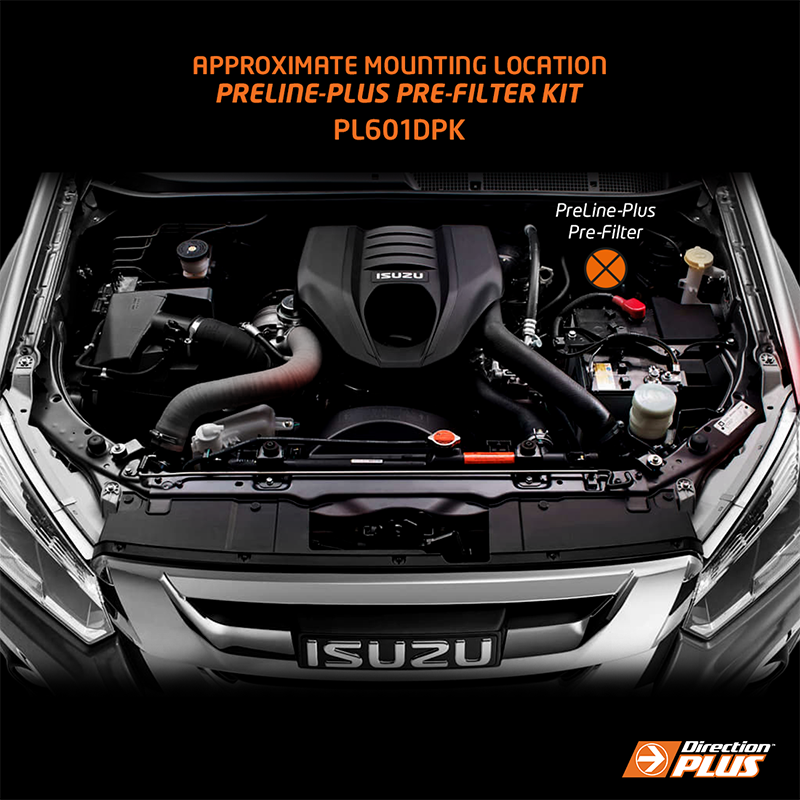 Direction Plus Preline Kit Fits Isuzu Dmax Mux DDL-PL601DPK