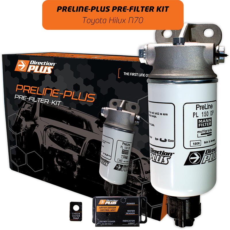 Direction Plus Toyota Hilux N70 3.0L 1KD PreLine Plus Fuel Filter Kit PL612DPK