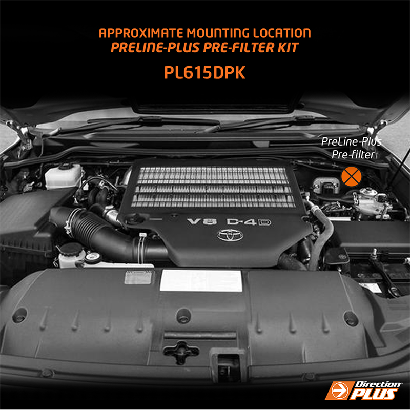 Direction Plus Toyota Landcruiser 200 Series PreLine Plus Fuel Filter Kit PL615DPK