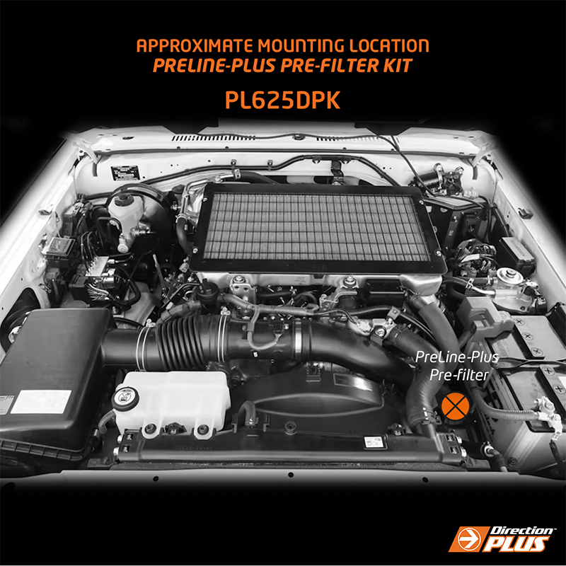 Direction Plus Toyota Landcruiser VDJ 70 Series PreLine Plus Fuel Filter Kit PL625DPK