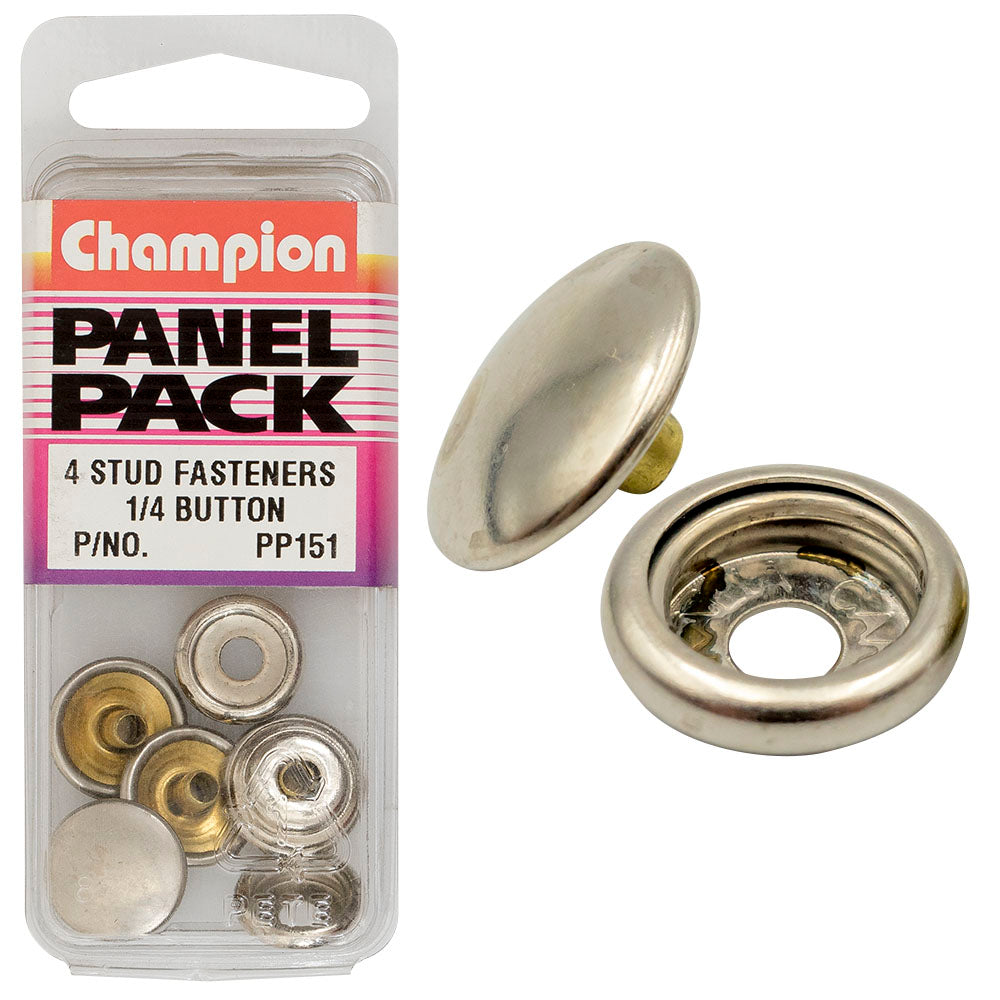 Champion Fasteners Stud Buttons 1/4In PP151