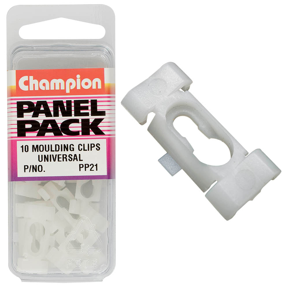 Champion Universal Moulding Clip Wid: 11.11mm Len: 24.6mm PP21