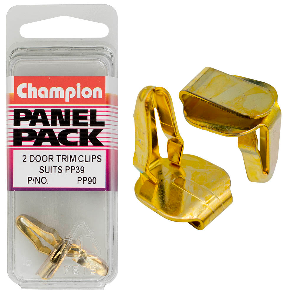 Champion Fasteners Door Trim Clip Len: 9mm Head: 16mm PP90
