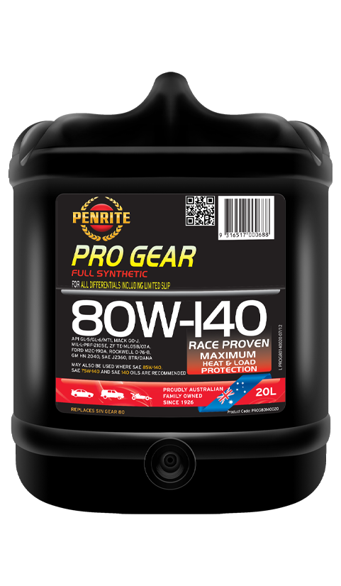 Penrite Pro Gear 80W-140 Gear Oil 20L