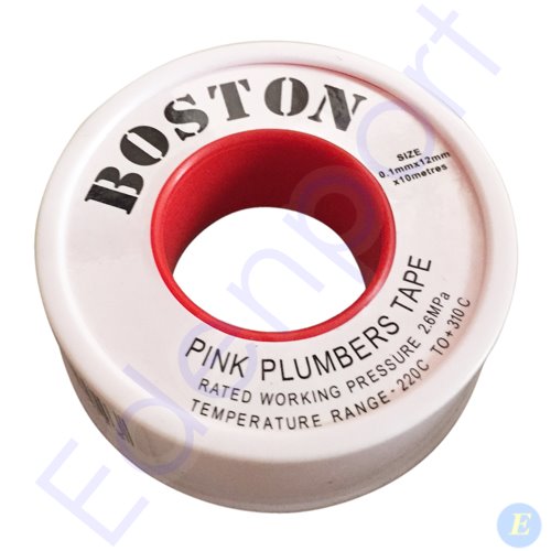 Edenport Plumbers Tape 10M Pink PTTA1-W