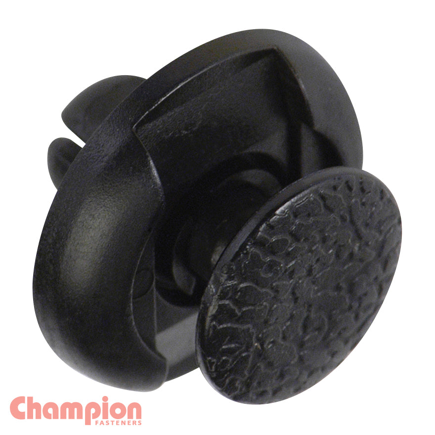 Champion Fasteners Push Rivet Black Len:7mm Hole:7mm Hd:18mm CBP170