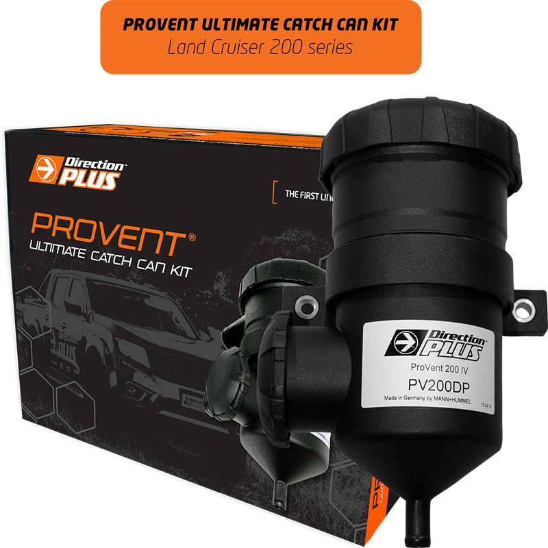 Direction Plus Toyota Landcruiser VDJ200 Series 4.5L V8 ProVent Catch Can Kit PV614DPK