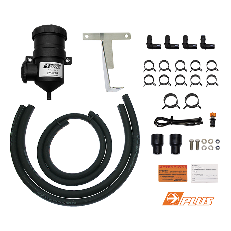 Direction Plus Toyota Landcruiser 70 Series ProVent Catch Can Kit - VDJ76, VDJ78, VDJ79 PV615DPK