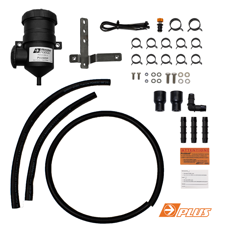 Direction Plus Nissan Navara D40 2.5L ProVent Catch Can Kit PV618DPK