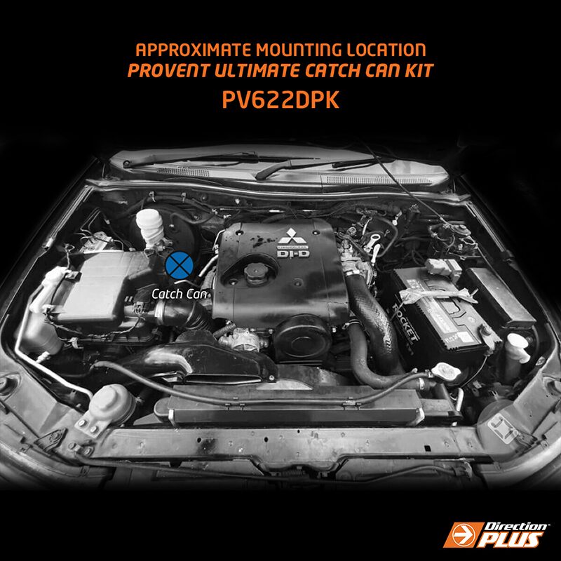 Direction Plus Mitsubishi Triton ML, MN ProVent Catch Can Kit PV622DPK