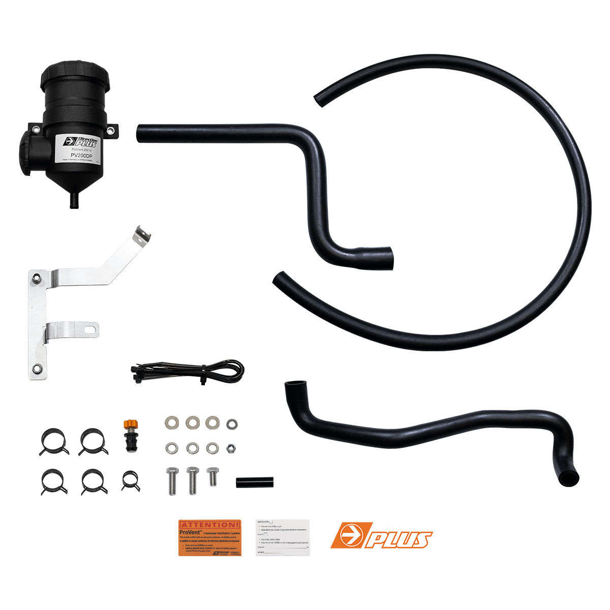 Direction Plus PreLine-Plus Pre-Filter and ProVent Catch Can Kit Triton/Pajero Sport PLPV629DPC