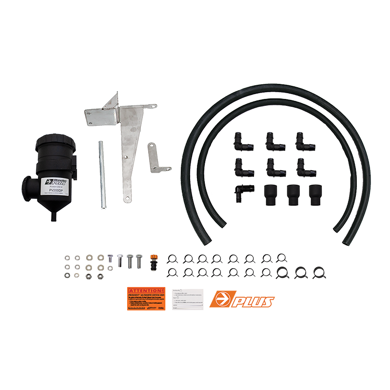 Direction Plus Jeep Wrangler JK 2.8L ProVent Catch Can Kit PV633DPK