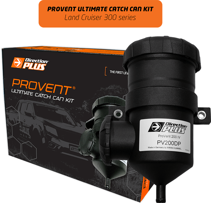 Direction Plus Toyota Landcruiser 300 Series ProVent Oil Catch Can Kit PV635DPK