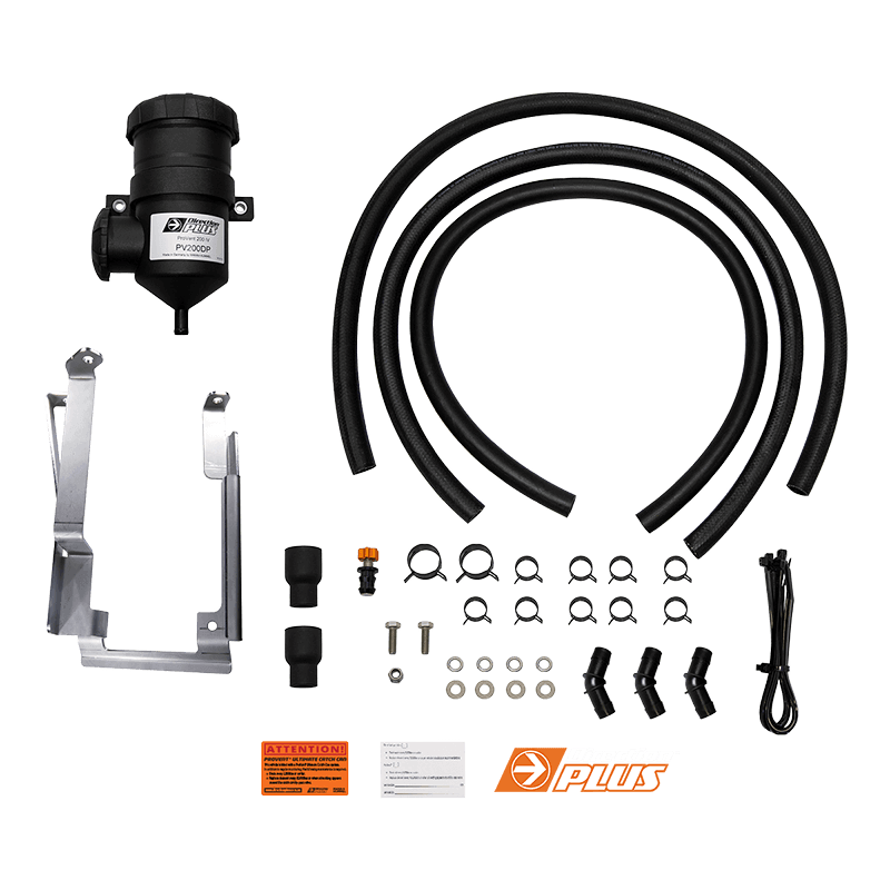 Direction Plus Toyota Landcruiser 300 Series ProVent Oil Catch Can Kit PV635DPK