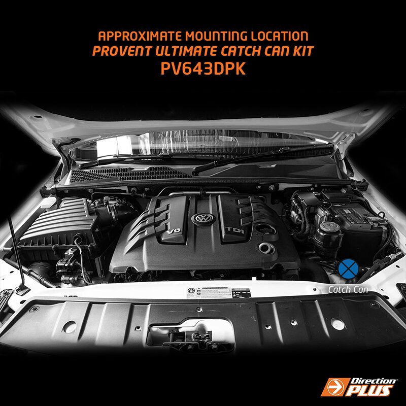 Direction Plus Volkswagen Amarok 2.0L & V6 ProVent Catch Can Kit PV643DPK