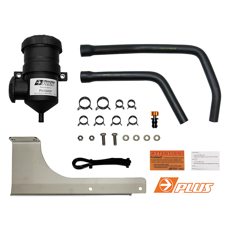Direction Plus Toyota Hilux N80 2.8L 1GD ProVent Catch Can Kit, 2015 on PV662DPK