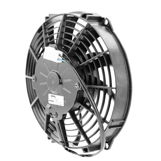 SPAL 09in Fan Skew Blade Push 12V (590CFM) (52mm Deep) PWAC09SKP
