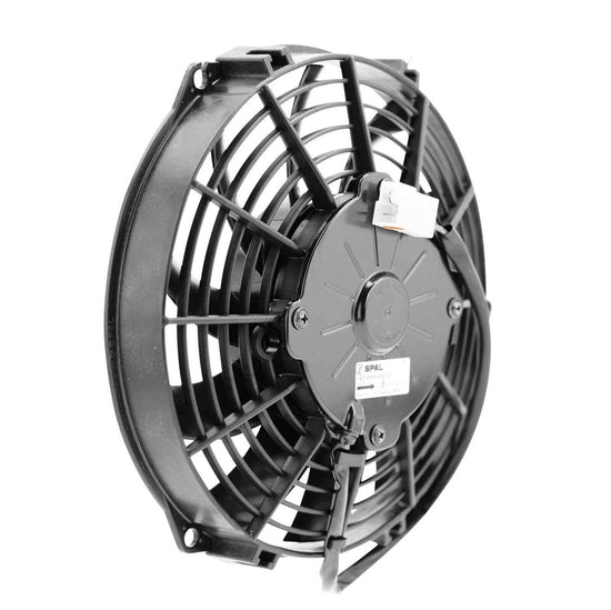 SPAL 09in Fan Skew Blade Push 12V (590CFM) (52mm Deep) PWAC09SKP