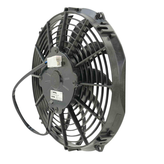 SPAL 10in Fan Skew Blade Pull 12V (708CFM) (52mm Deep) PWAC10SK