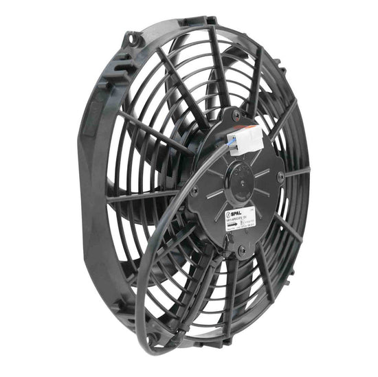 SPAL 10in Fan Skew Blade Pull 12V (708CFM) (52mm Deep) PWAC10SK