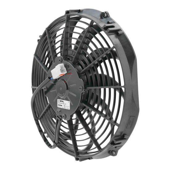 SPAL 11in Fan Skew Blade Push 12V (832CFM) (52mm Deep) PWAC11SKP