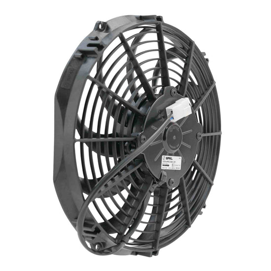 SPAL 11in Fan Skew Blade Push 12V (832CFM) (52mm Deep) PWAC11SKP