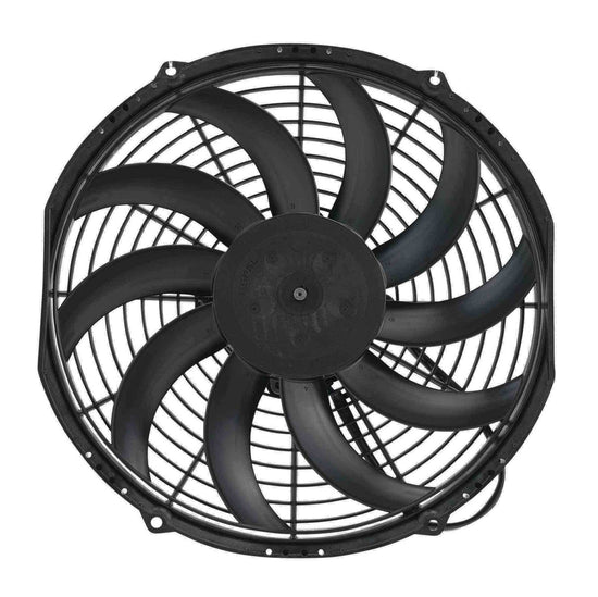 SPAL 12in Fan Skew Blade Pull 12V (909CFM) (52mm Deep) PWAC12SK