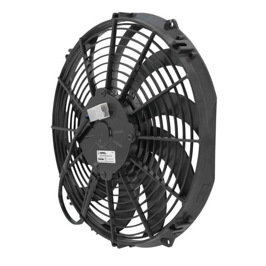SPAL 12in Fan Skew Blade Pull 12V (909CFM) (52mm Deep) PWAC12SK