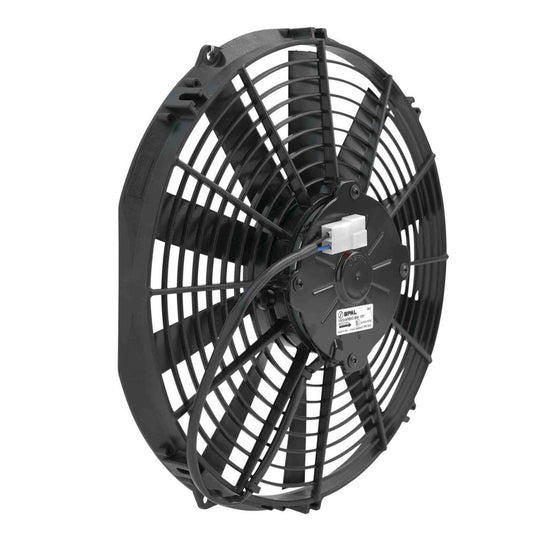 SPAL 12in Pull Fan -Straight Blade 12V (1097 CFM) 62mm Deep PWAC12ST