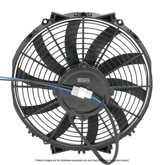 SPAL 13in Fan Skew Blade Pull 12V (1710CFM) (87mm Deep) PWAC13SK