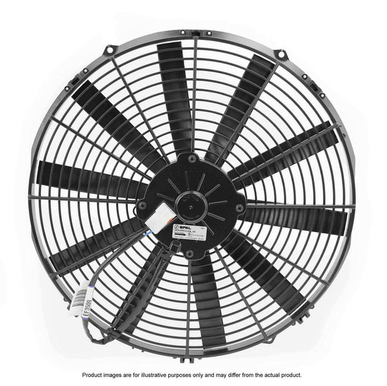 SPAL 16in Fan Straight Blade Push 12V (1505CFM) (62mm Deep) PWAC16STP