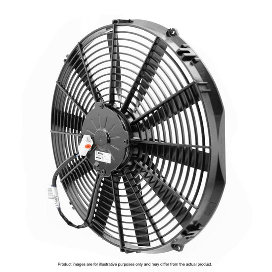SPAL 16in Fan Straight Blade Push 12V (1505CFM) (62mm Deep) PWAC16STP