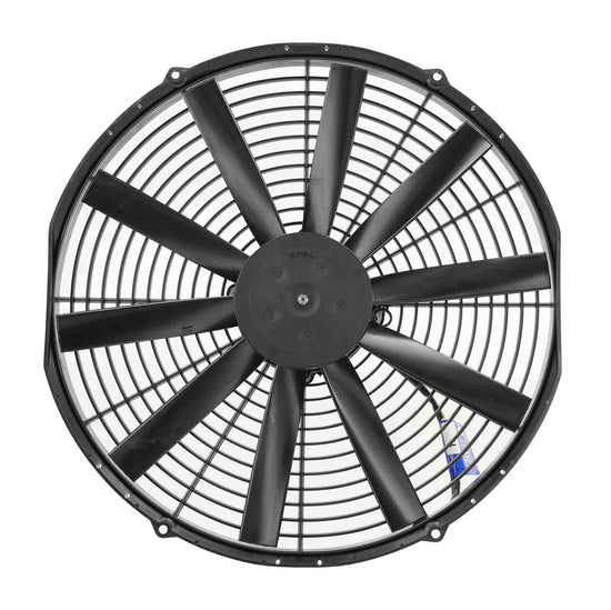 SPAL 16in Fan Straight Blade Pull 12V (1469CFM) (62mm Deep) PWAC16ST