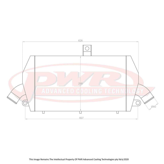 PWR Mitsubishi Lancer Evolution 7 4G63T Engine (2001 - 2003) 68mm Intercooler PWI1819