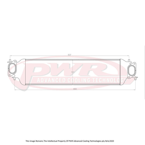 PWR Honda Civic Fk8 K20C1 Engine (2017 - 2019) Billet 87mm Intercooler PWI81395