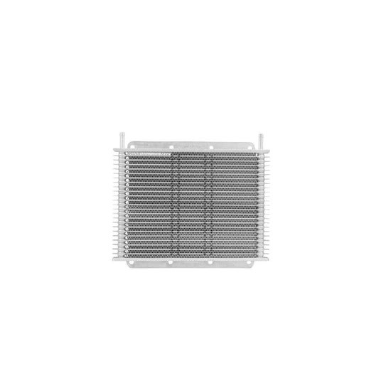 PWR Trans Oil Cooler - 280 X 200 X 19mm (5/16in Hose Barb) Suits 9in SPAL Fan, Temp Switch Boss 23-Row PWO1226-6