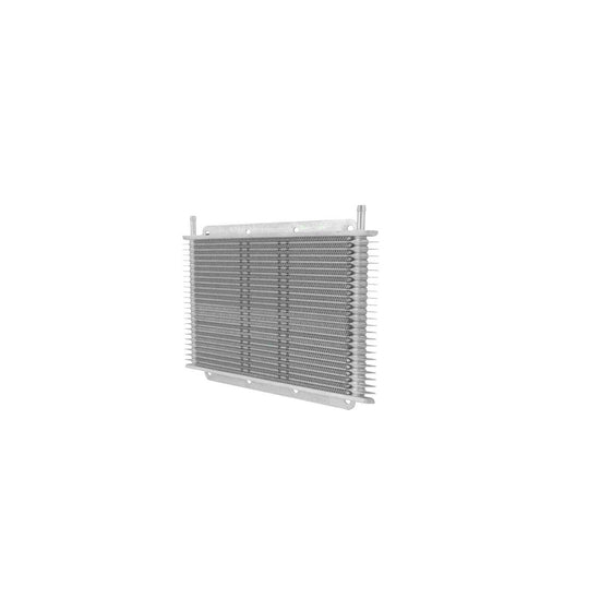 PWR Trans Oil Cooler - 280 X 200 X 19mm (5/16in Hose Barb) Suits 9in SPAL Fan, Temp Switch Boss 23-Row PWO1226-6